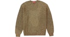 Supreme Mélange Rib Knit Sweater Brown