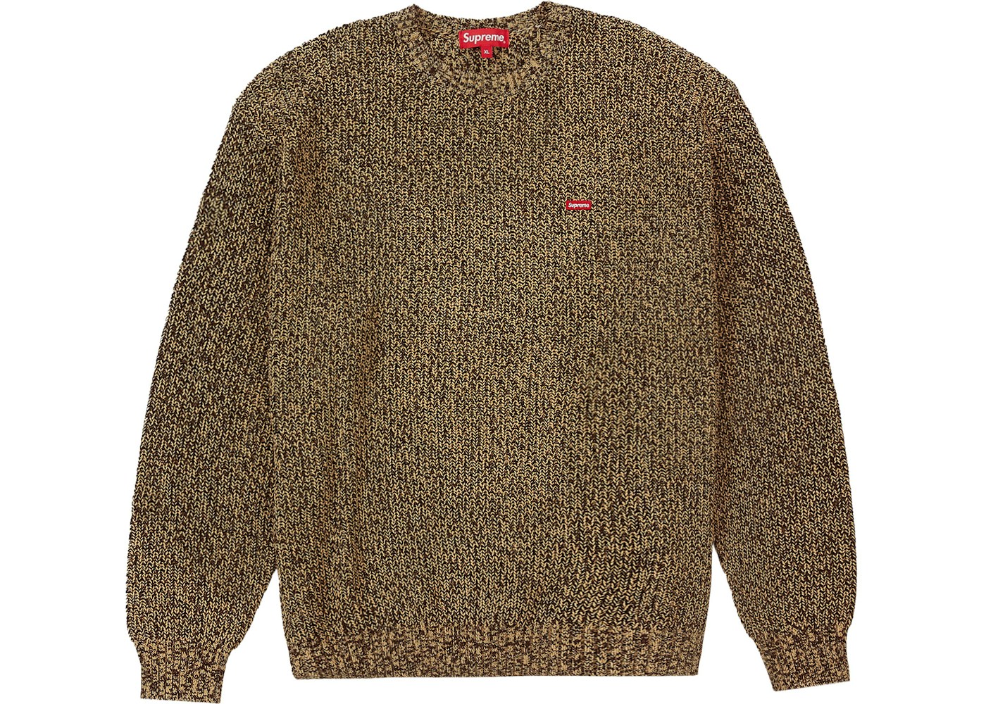 Supreme Mélange Rib Knit Sweater Brown FW21
