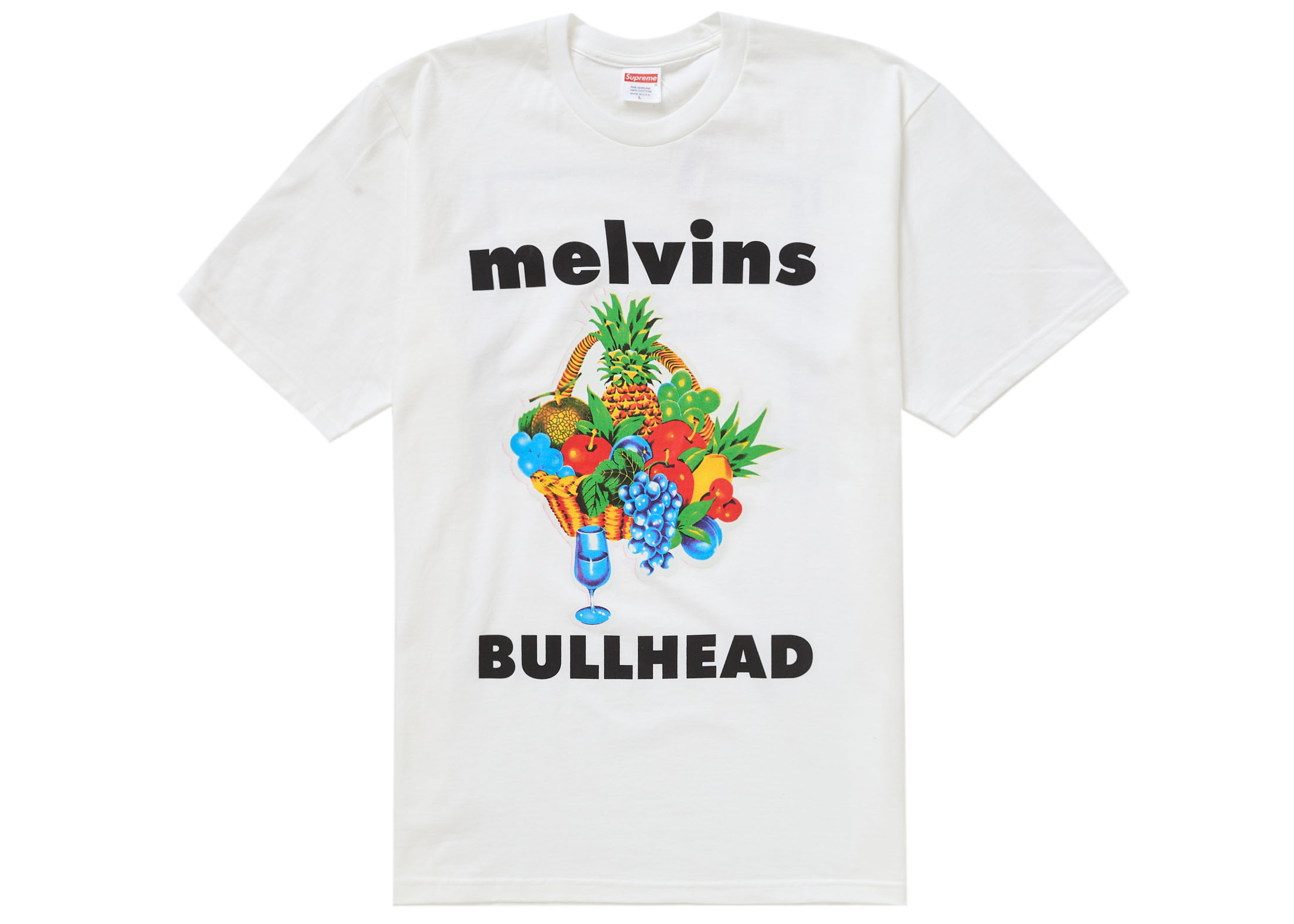 Supreme Melvins Bullhead Tee White Men's - SS24 - US