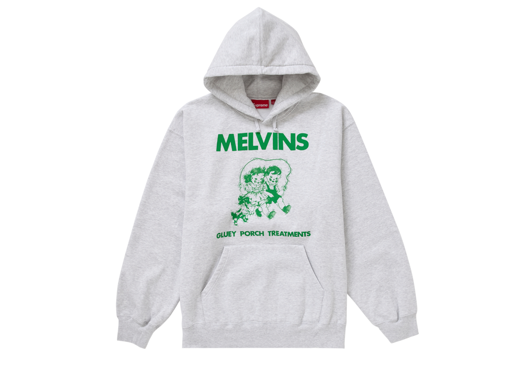 Supreme Melvins Hooded Sweatshirt Ash Grey