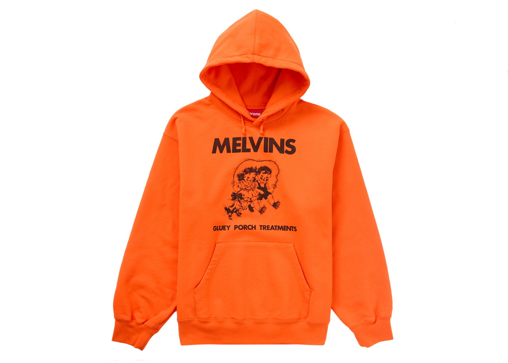 Supreme Melvins Hooded Sweatshirt Bright Orange