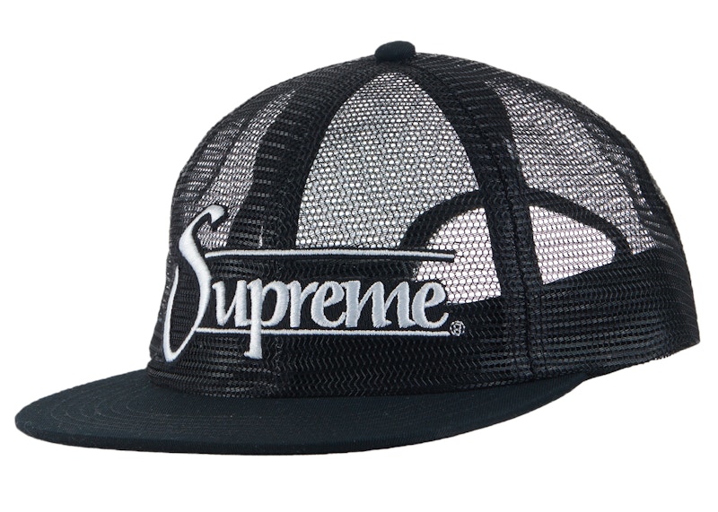 形ベースボールsupreme mesh 6-panel black - キャップ