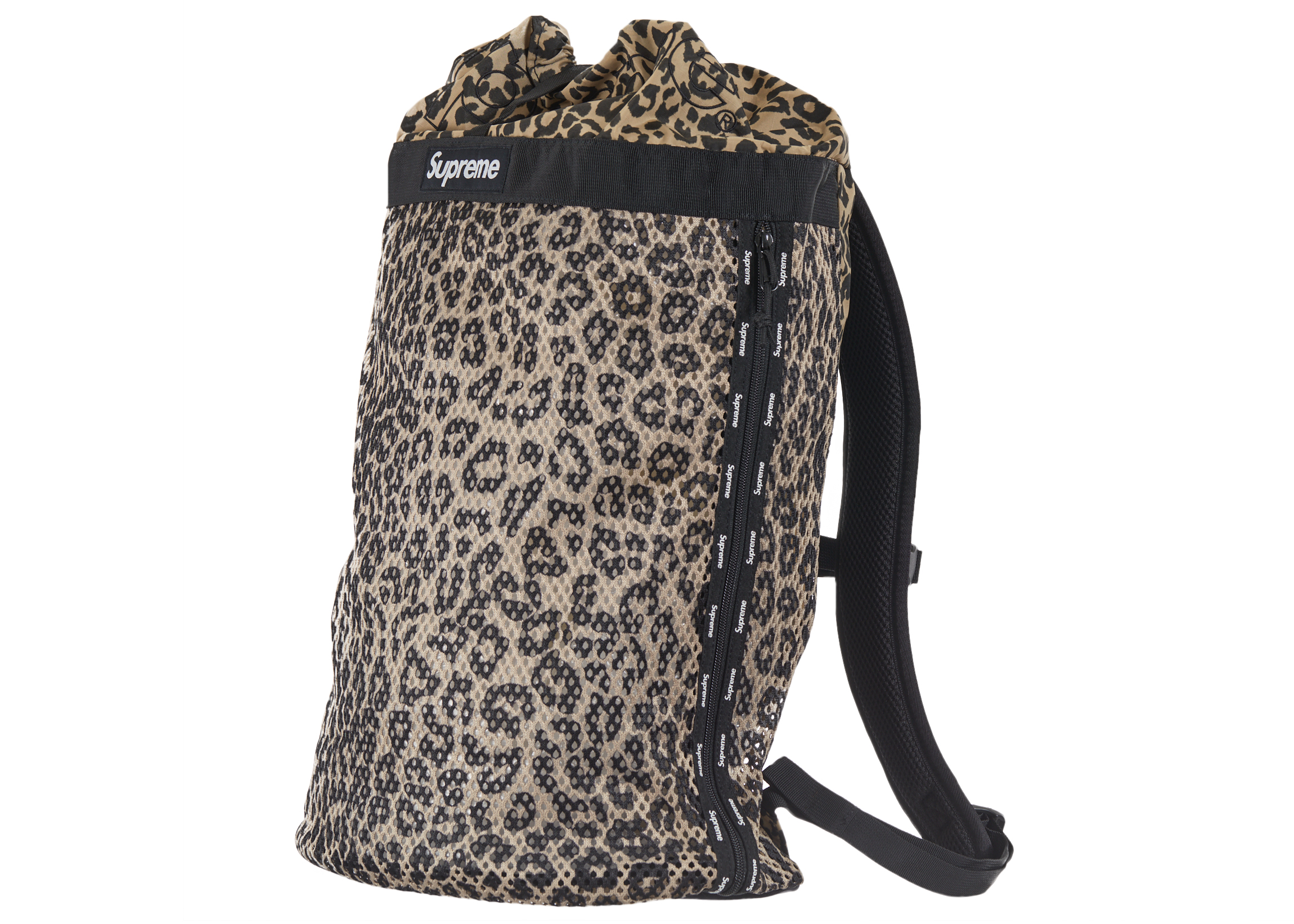 Supreme Mesh Backpack Leopard