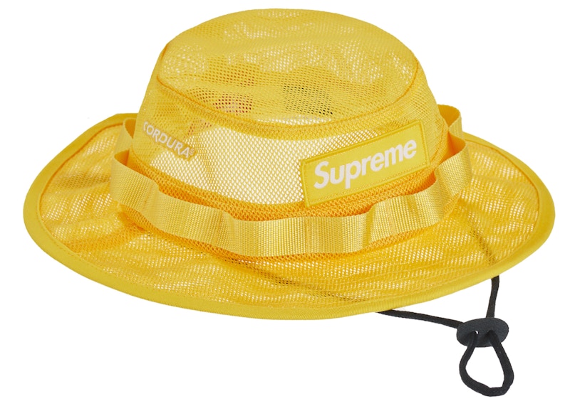 Supreme Mesh Cordura Boonie Yellow - SS23 - US