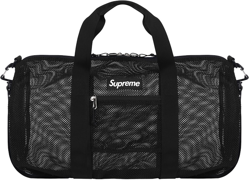 Supreme Mesh Duffle Bag Black - SS16 - GB