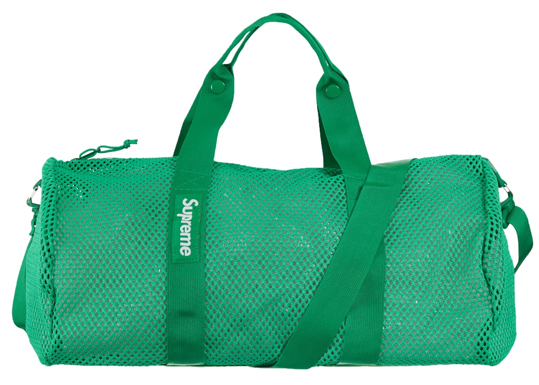 Pre-owned Supreme Mesh Duffle Bag (ss23) Green