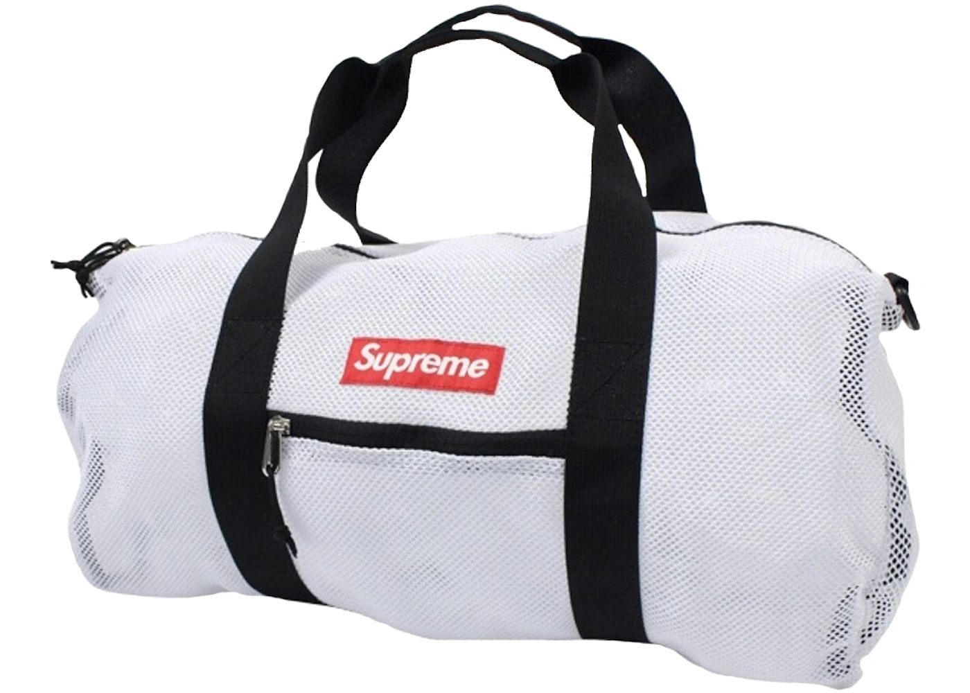 Supreme Mesh Duffle Bag White