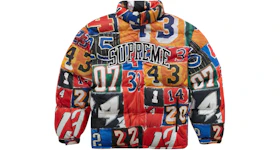 Supreme Mesh Jersey Puffer Jacket Multicolor