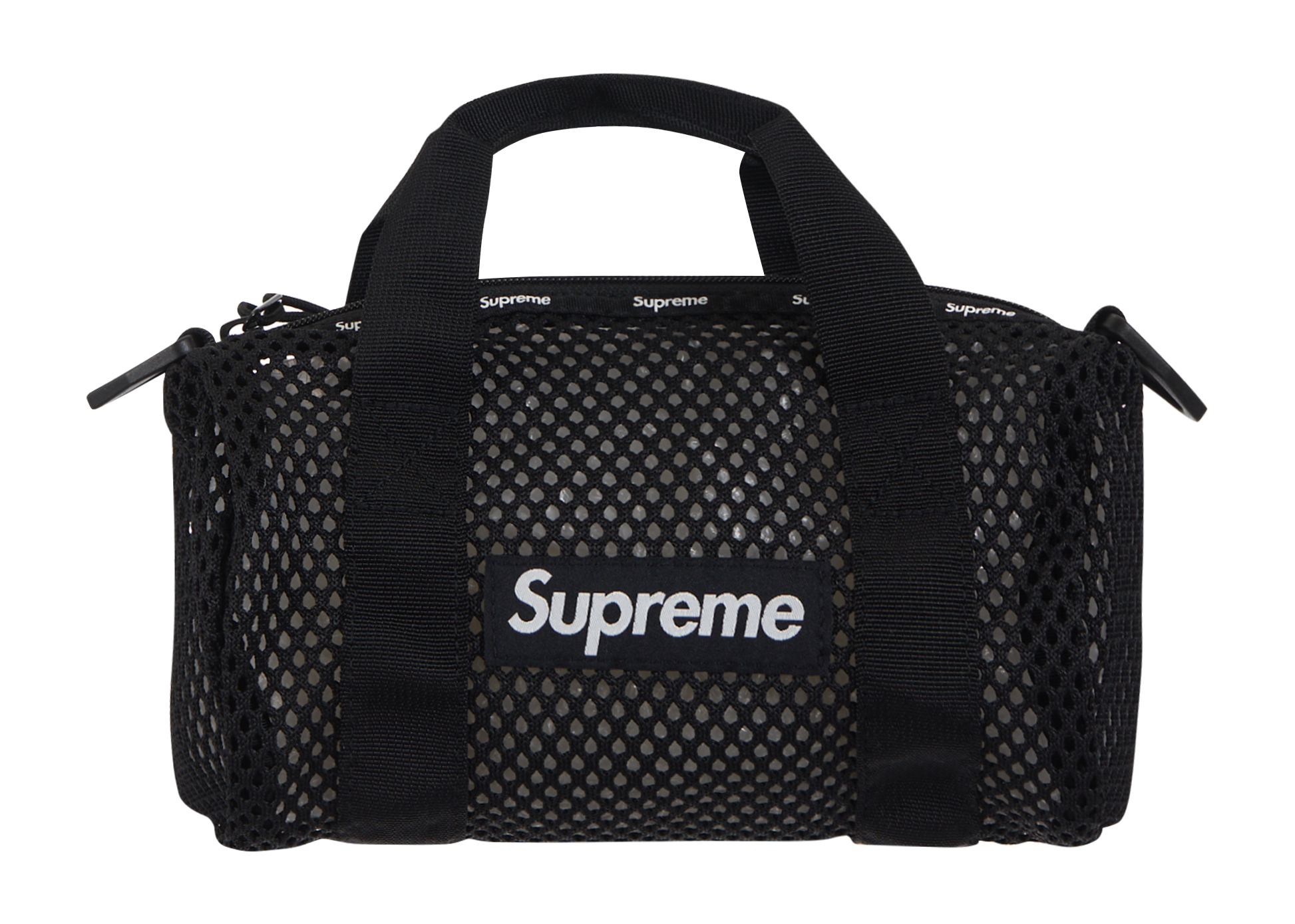 Supreme Mesh Mini Duffle Bag Black - ショルダーバッグ