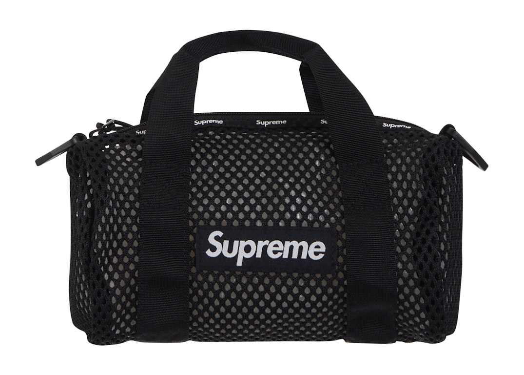 Pre-owned Supreme Mesh Mini Duffle Bag Black