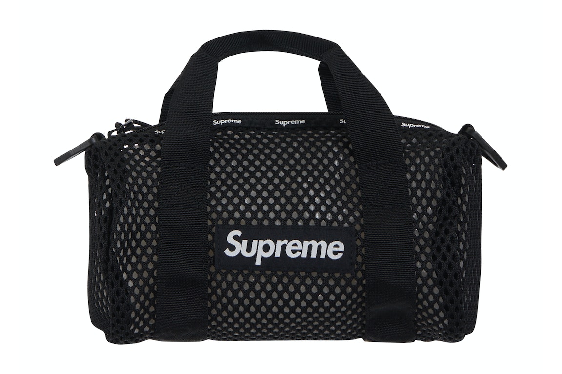 Pre-owned Supreme Mesh Mini Duffle Bag Black