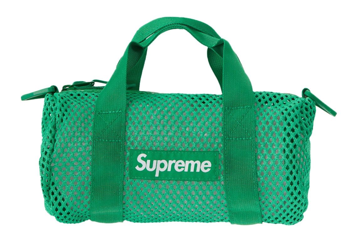 Pre-owned Supreme Mesh Mini Duffle Bag Green