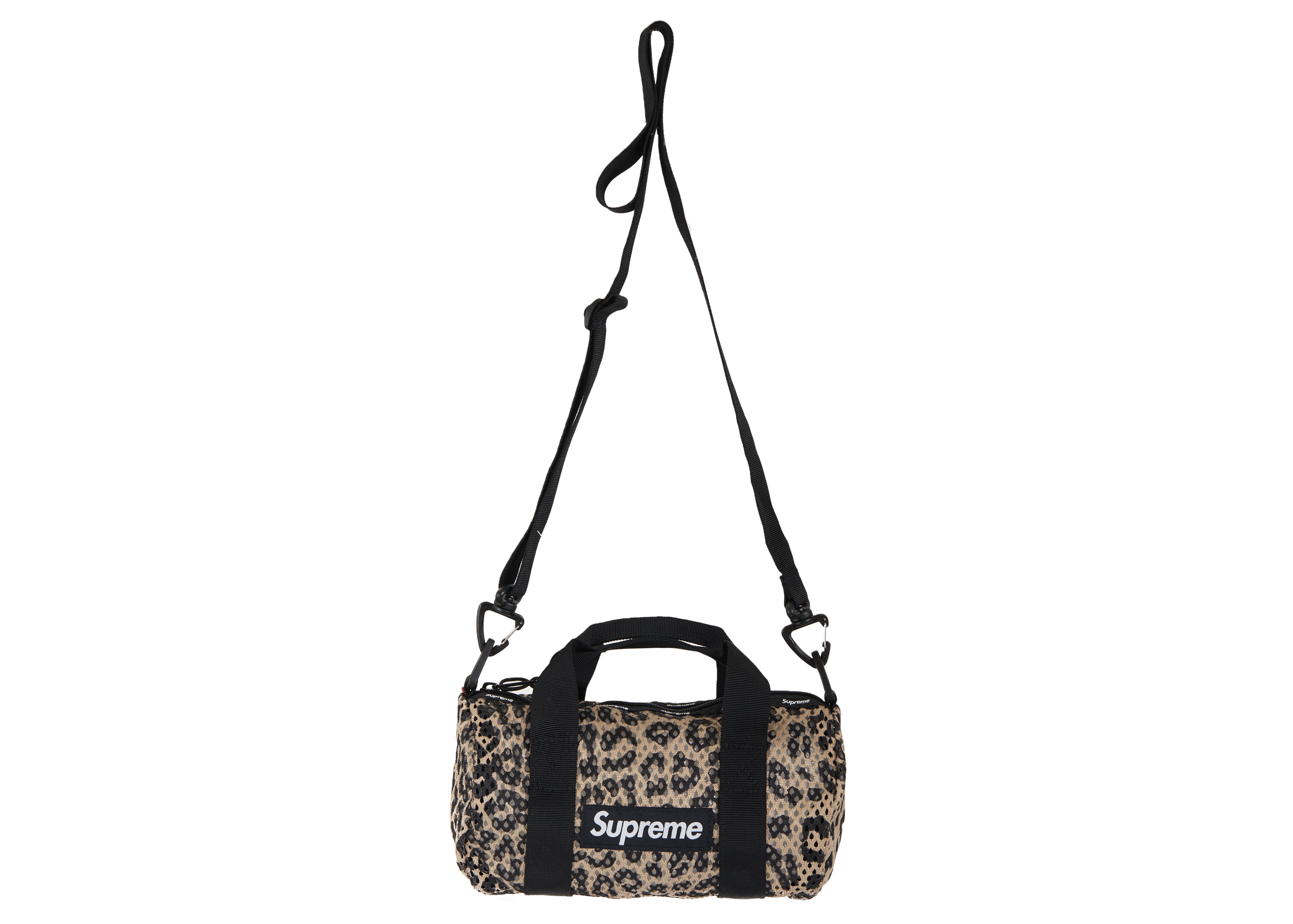 Supreme Mesh Mini Duffle Bag Leopard