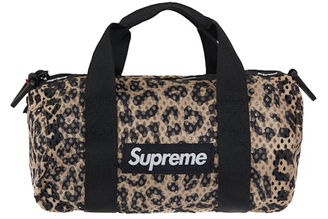 Supreme Mesh Mini Duffle Bag Leopard SS23 US1
