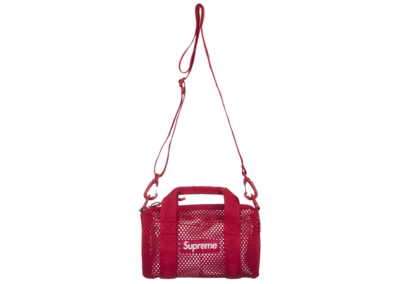 Supreme Mesh Mini Duffle Bag (SS25) Red - SS25 - JP