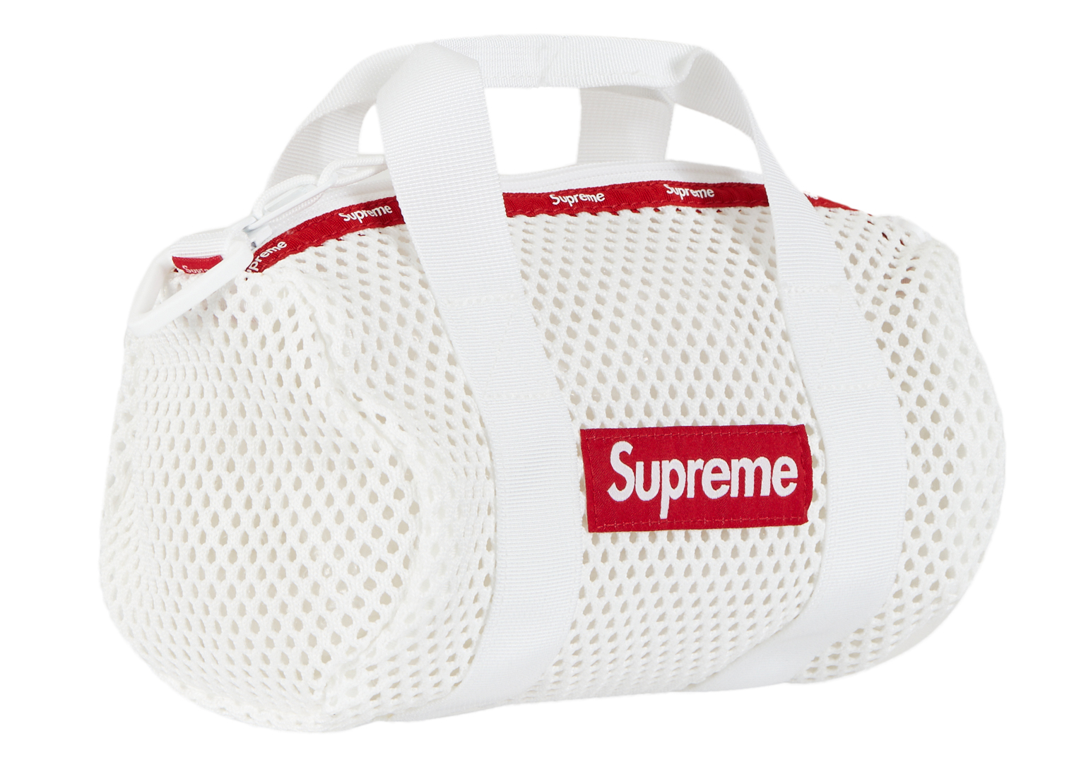 Supreme Mesh Mini Duffle Bag White - SS23 - US