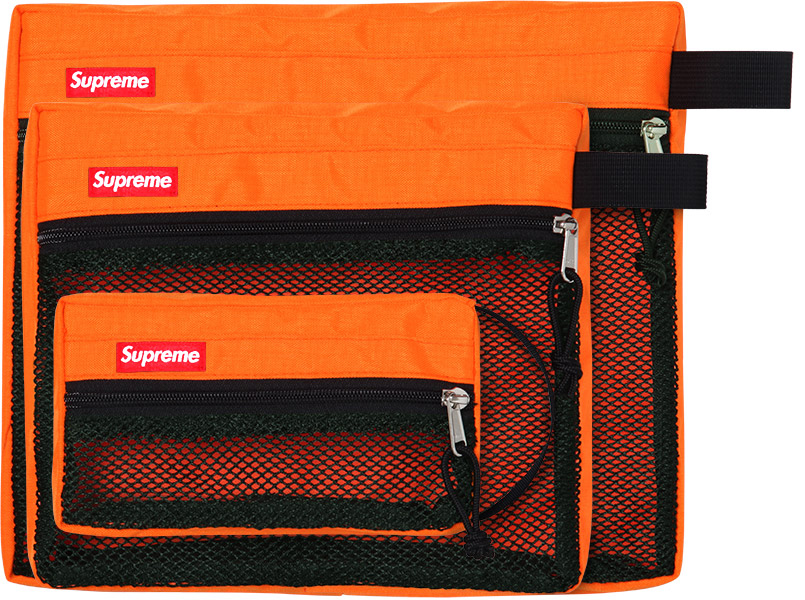 Supreme Mesh Organizer Bags (SS15) Orange - SS15 - TW