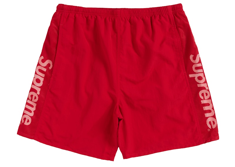 Supreme Mesh Panel Water Short Red メンズ - SS20 - JP