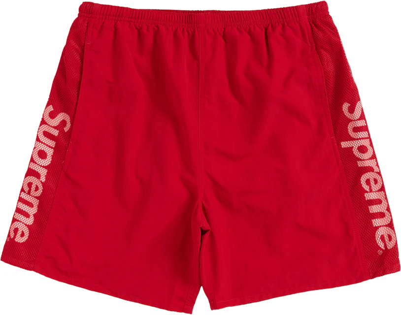 Supreme Mesh Panel Water Short Red - SS20 - CA