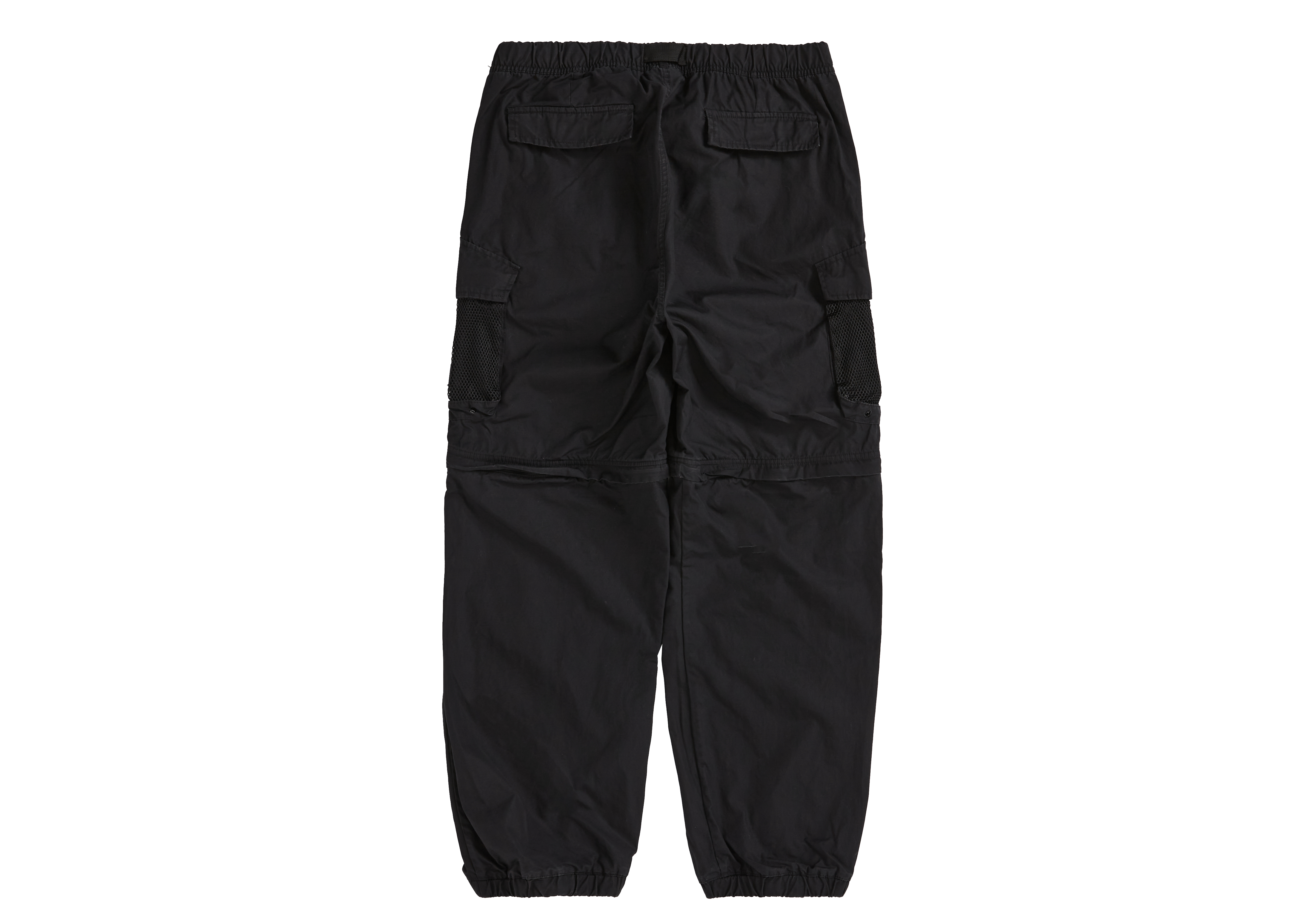 Supreme Mesh Pocket Belted Cargo Pant Black Men's - SS21 - US