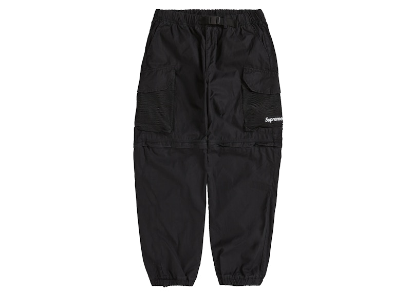 Supreme Mesh Pocket Belted Cargo Pant Black メンズ - SS21 - JP