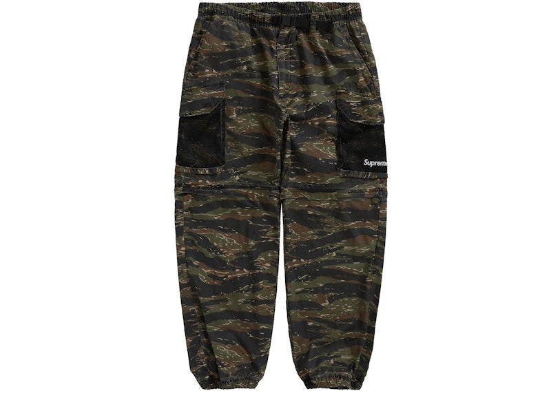 Supreme Mesh Pocket Belted Cargo Pant Tigerstripe Camo Men's