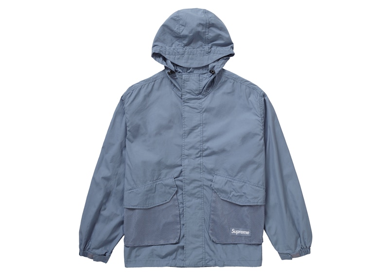 Supreme Mesh Pocket Cargo Jacket Slate Men's - SS21 - US