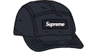 Supreme Mesh Seersucker Camp Cap Black