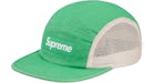 Supreme Mesh Side Panel Camp Cap Light Kelly