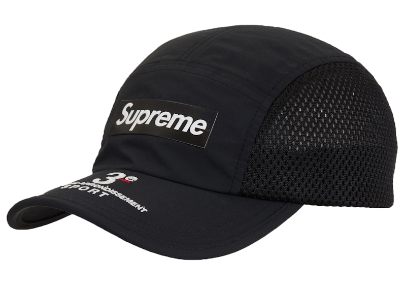 Supreme Mesh Side Panel Camp Cap SS24 Black