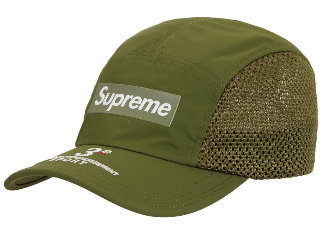 Pre-owned Supreme Mesh Side Panel Camp Cap Ss24 Olive