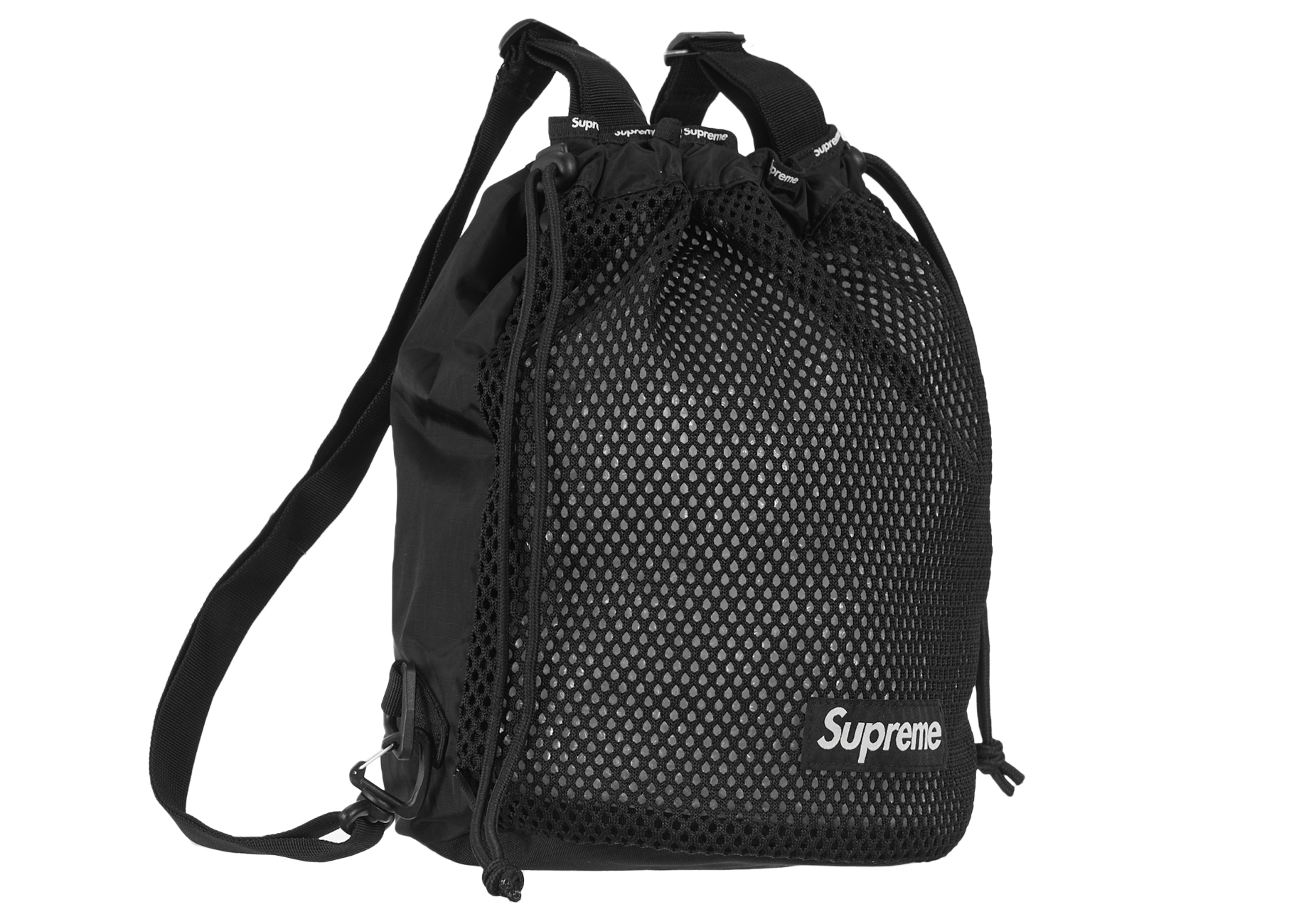 Supreme Mesh Small Backpack Black - SS23 - GB