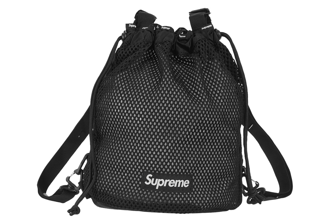 Pre-owned Supreme Mesh Small Backpack Black