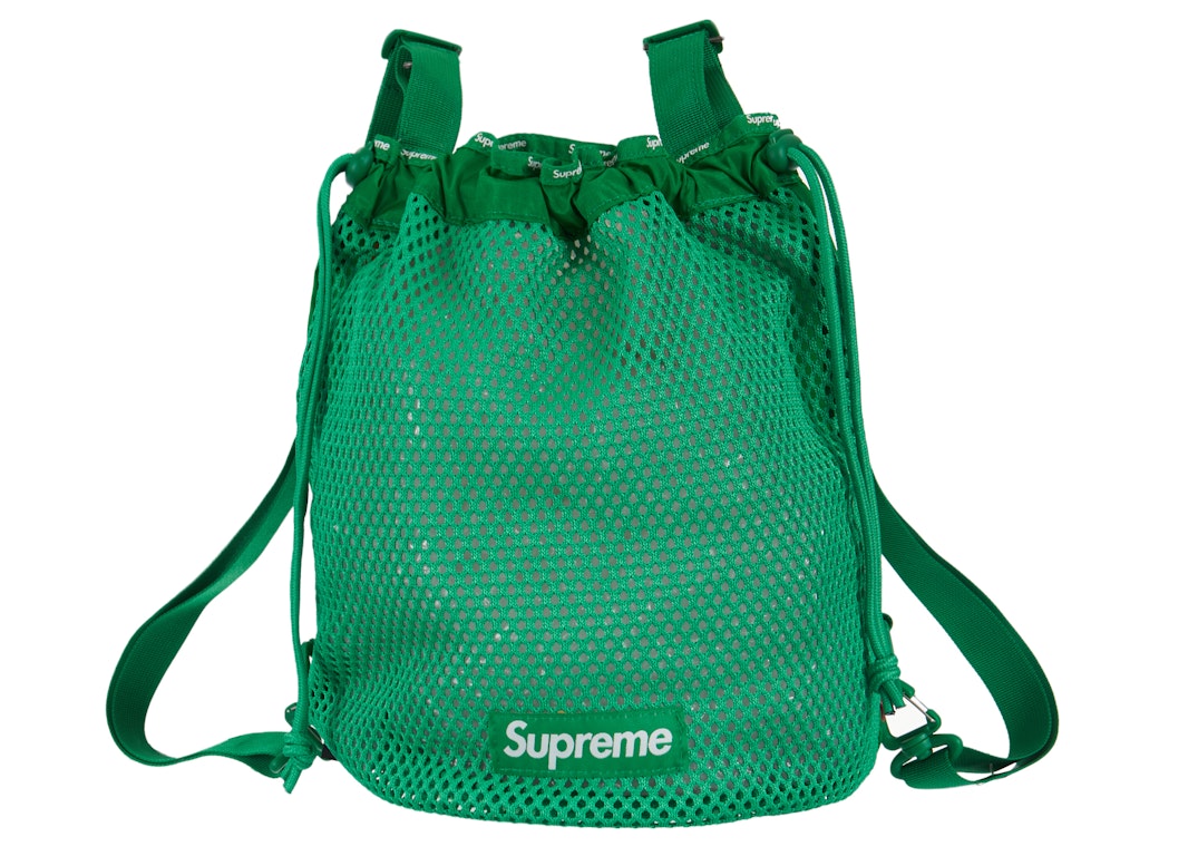Pre-owned Supreme Mesh Small Backpack Green