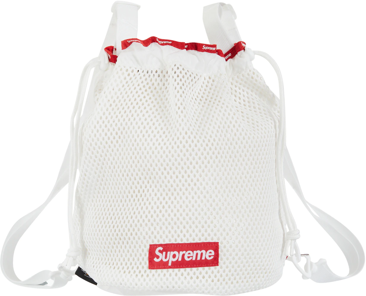Supreme Mesh Backpack White SS23