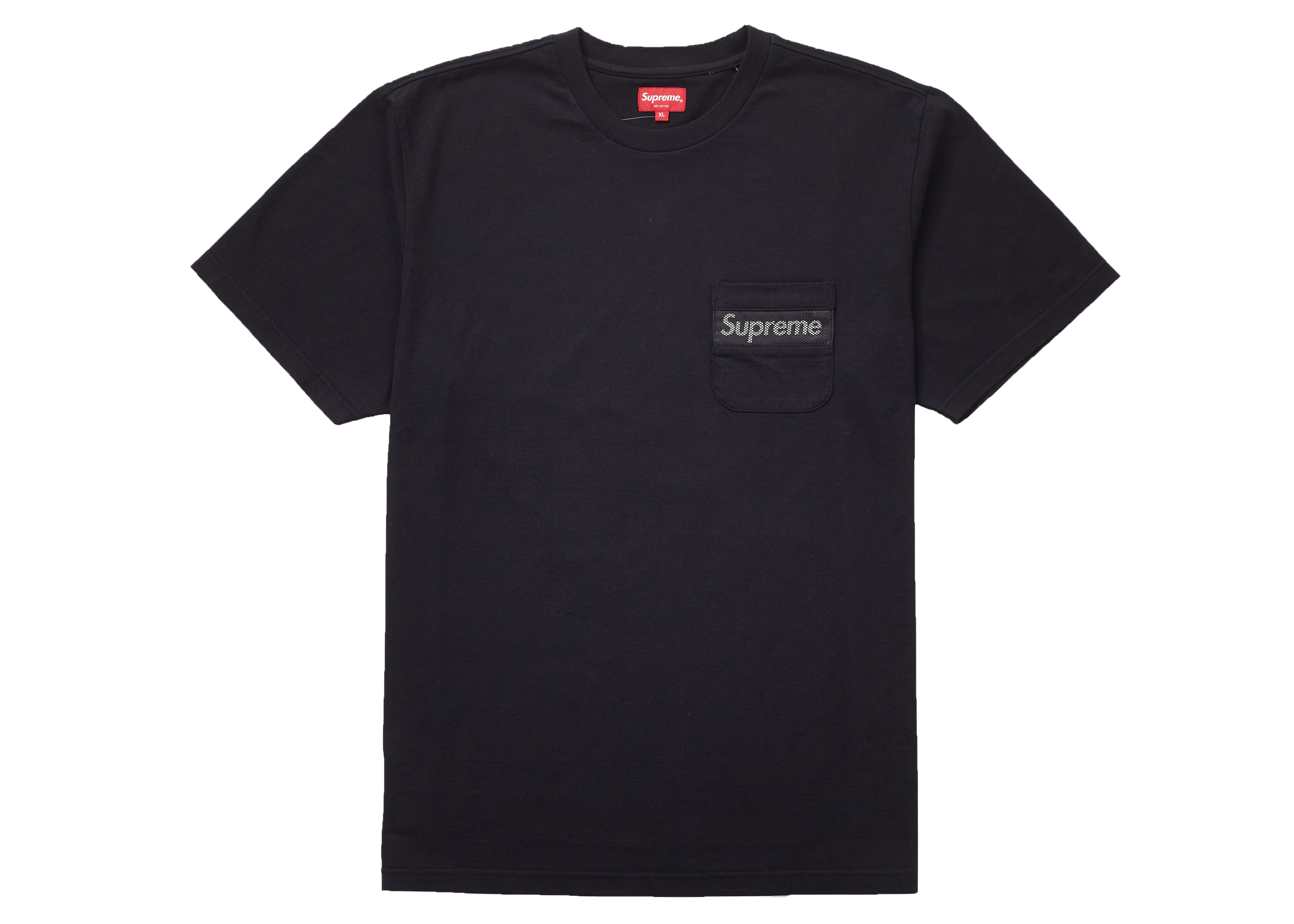 Supreme Mesh Stripe Pocket TeeTシャツ/カットソー(半袖/袖なし)