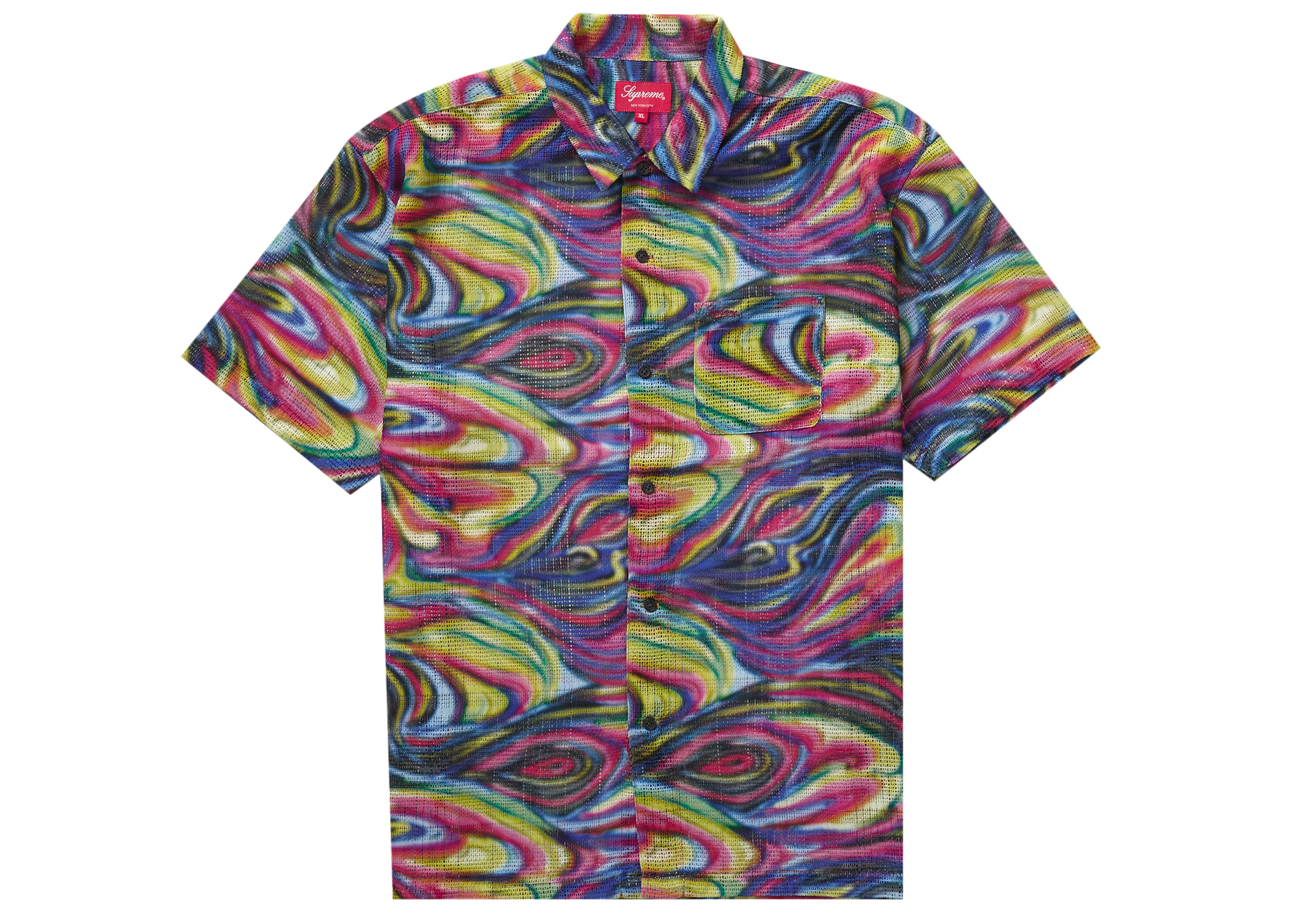 Supreme Mesh Stripe S/S Shirt Multicolor Men's - SS23 - US