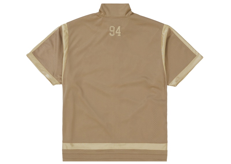 Supreme Mesh Warm Up Top Tan Men's - SS21 - US