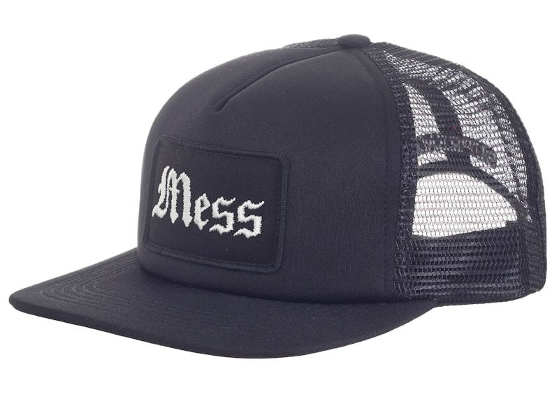 Supreme Mess Mesh Back 5-Panel Cap Black-