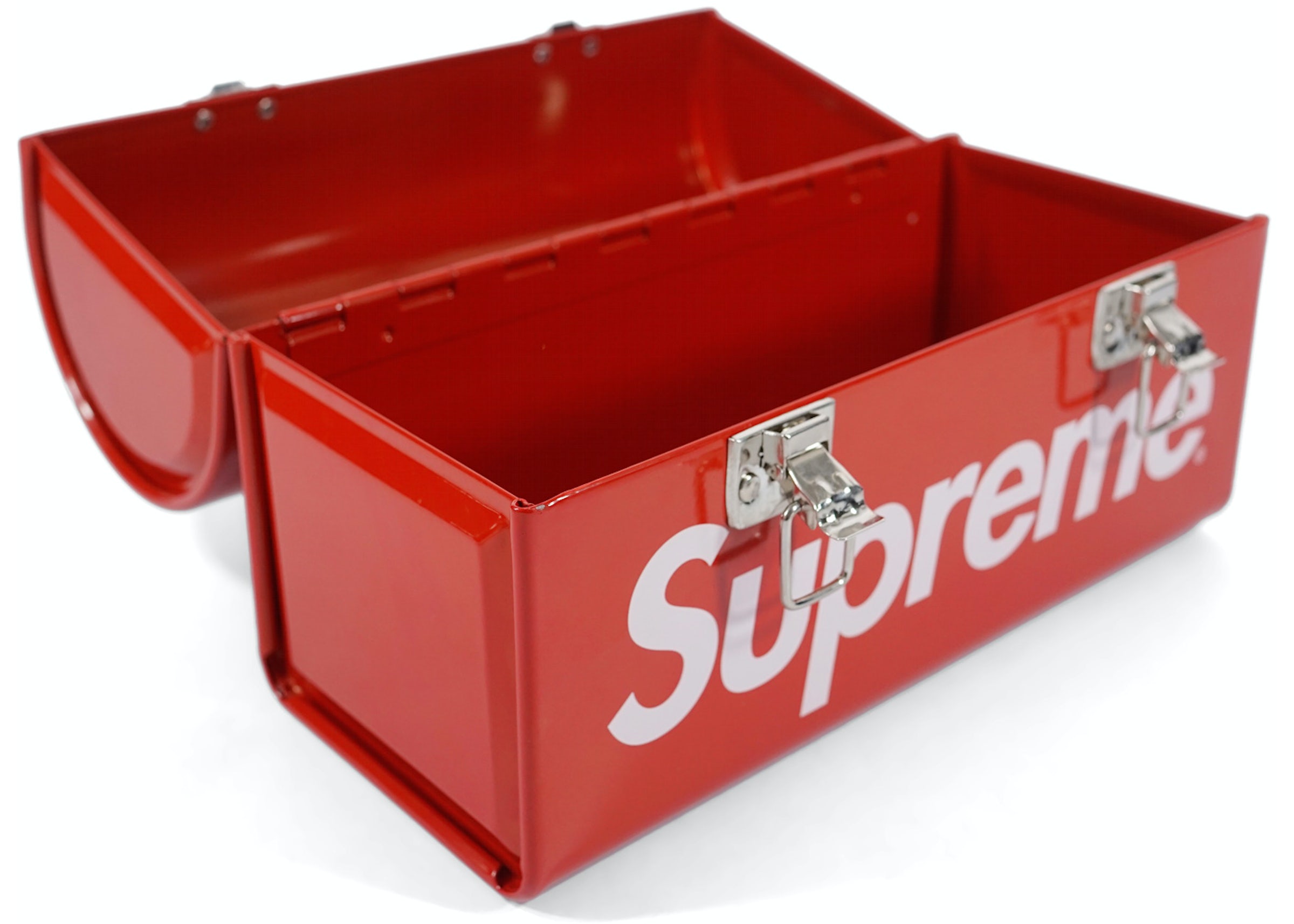 Supreme Metal Lunch Box Red - FW15 - US