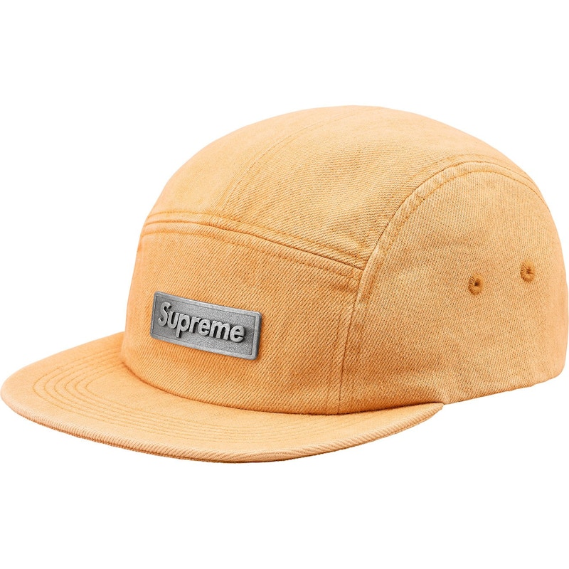 Supreme Metal Plate Camp Cap Gold - SS18 - CN