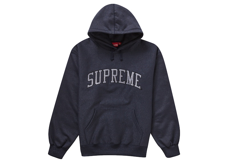 Supreme Metallic Arc Hooded Sweatshirt (SS23) Navy Men's - SS23 - US