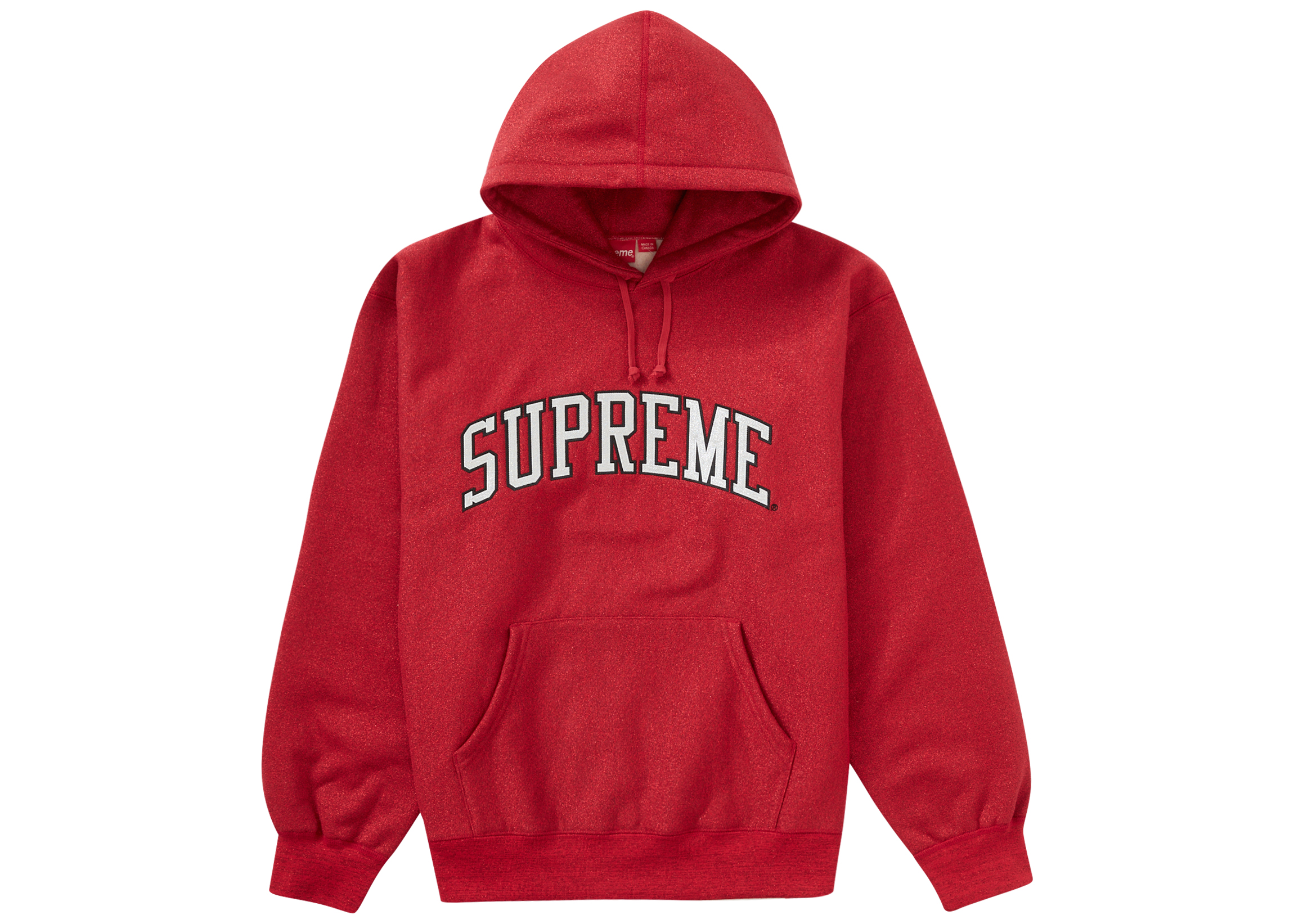 Supreme Metallic Arc Hooded Sweatshirt (SS23) Red Men's - SS23 