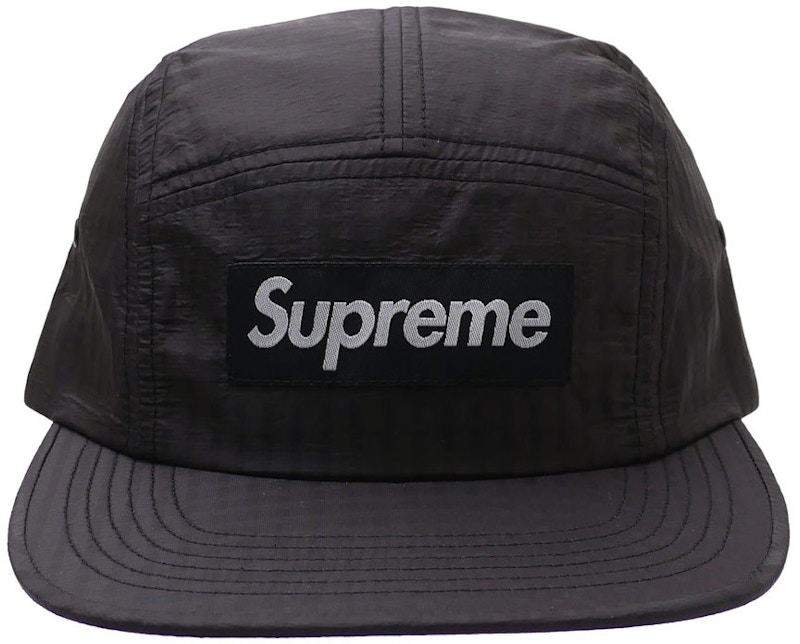 Supreme Metallic Check Camp Cap Black - SS17 - US