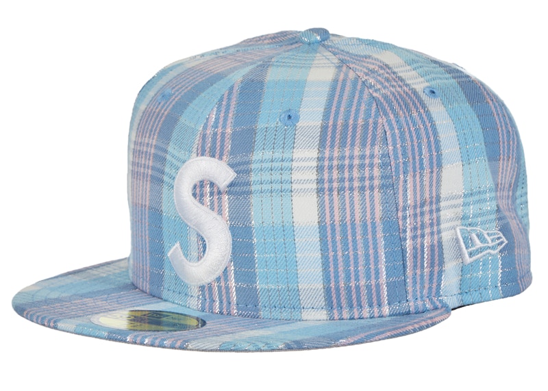 Supreme Metallic Plaid S Logo New Era