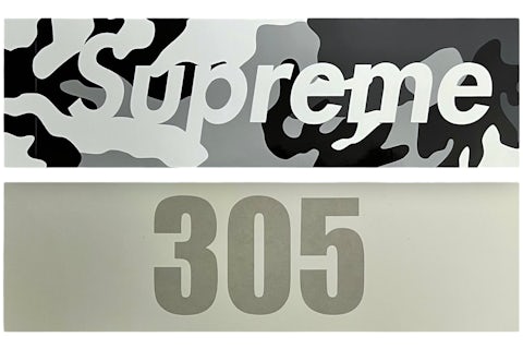 Supreme Miami Box Logo Sticker US