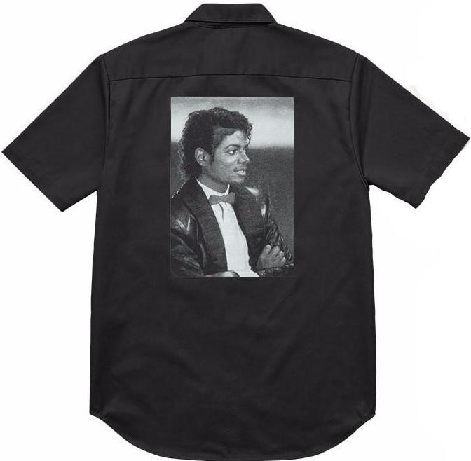 Supreme Michael Jackson SS Work Shirt Black