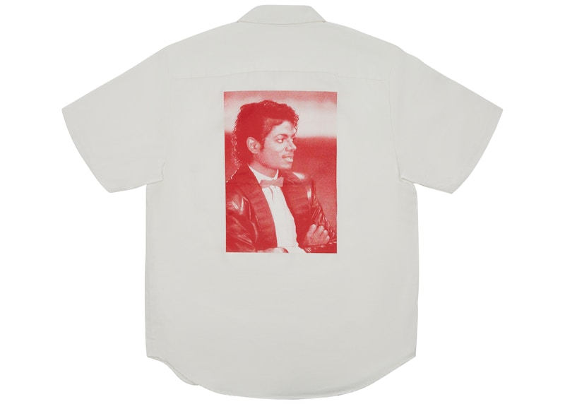 Supreme Michael Jackson SS Work Shirt White Men's - SS17 - US