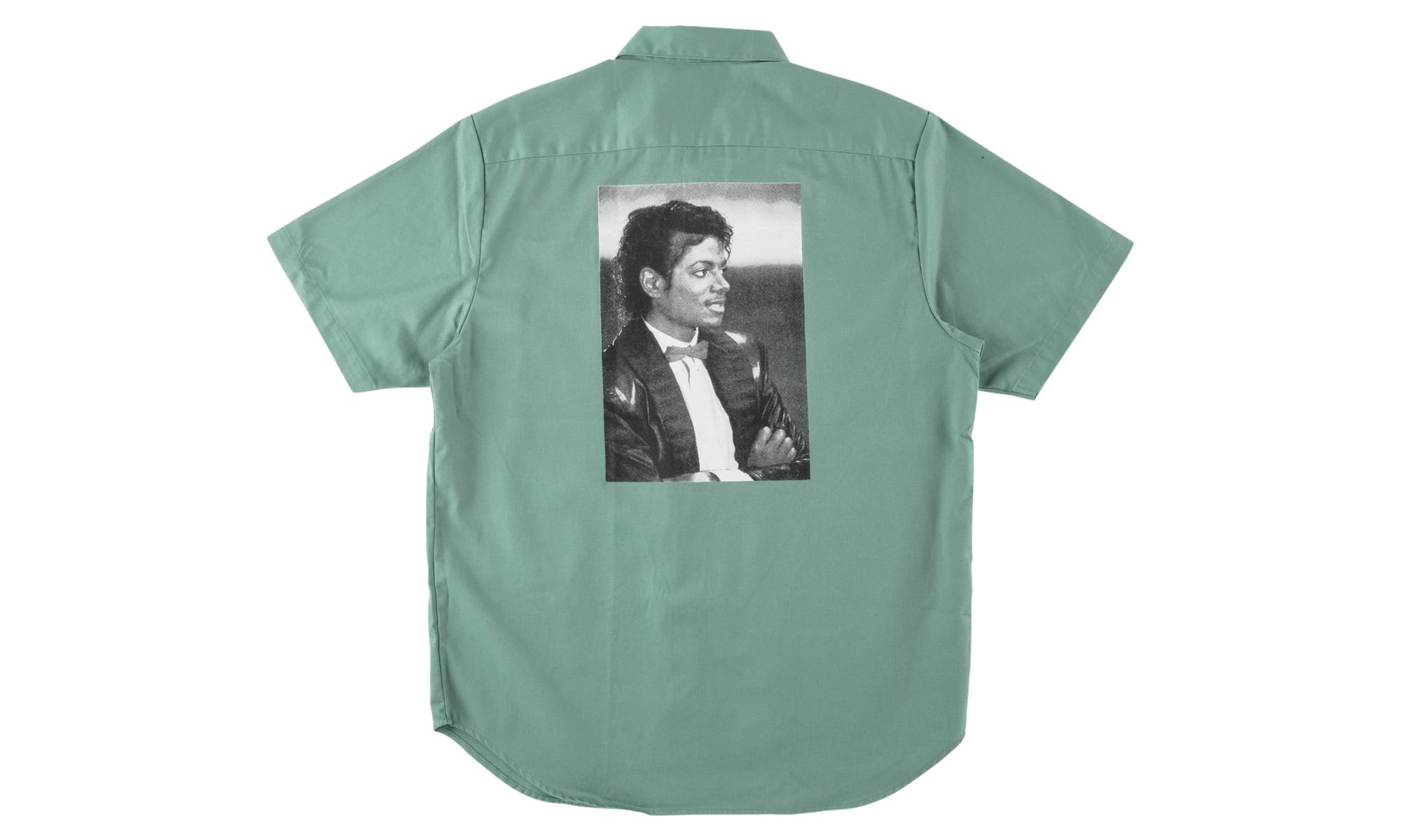 Supreme Michael Jackson SS Work Shirt Work Green