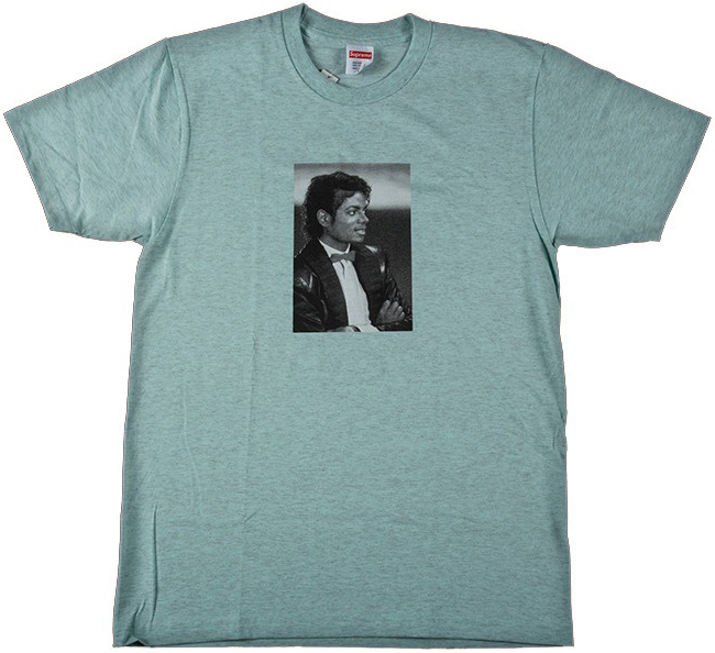 2023特価】 Supreme - supreme Michael Jackson Tシャツ ターコイズ